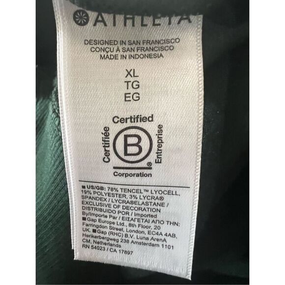 Athleta Women's Green All Around Stretch Breathable Coaster Jogger Size XL NWT - Picture 5 of 6